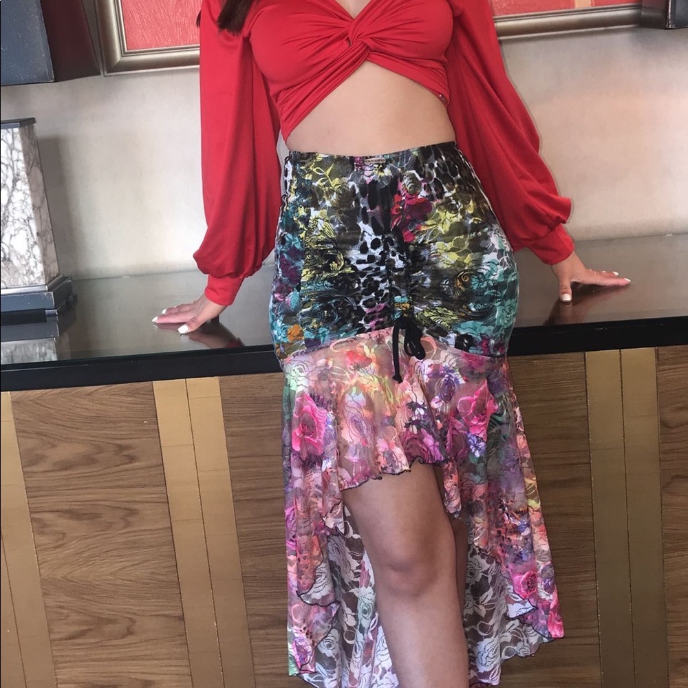 printed skirt!!! stretch!!!!!